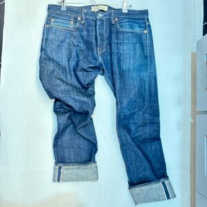 The Gap Kaihara Japanese 
Selvedge Denim 
Slim
34x28